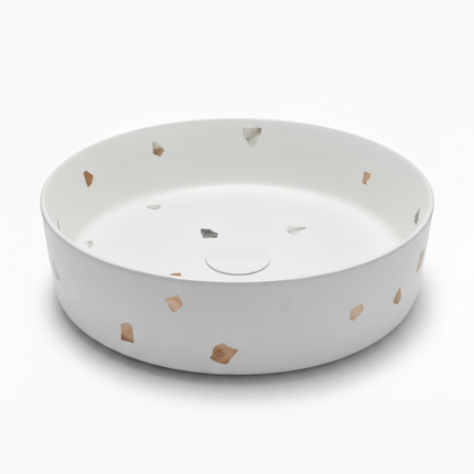Lavoar Terrazzo  Alb pe blat  A524-DC01