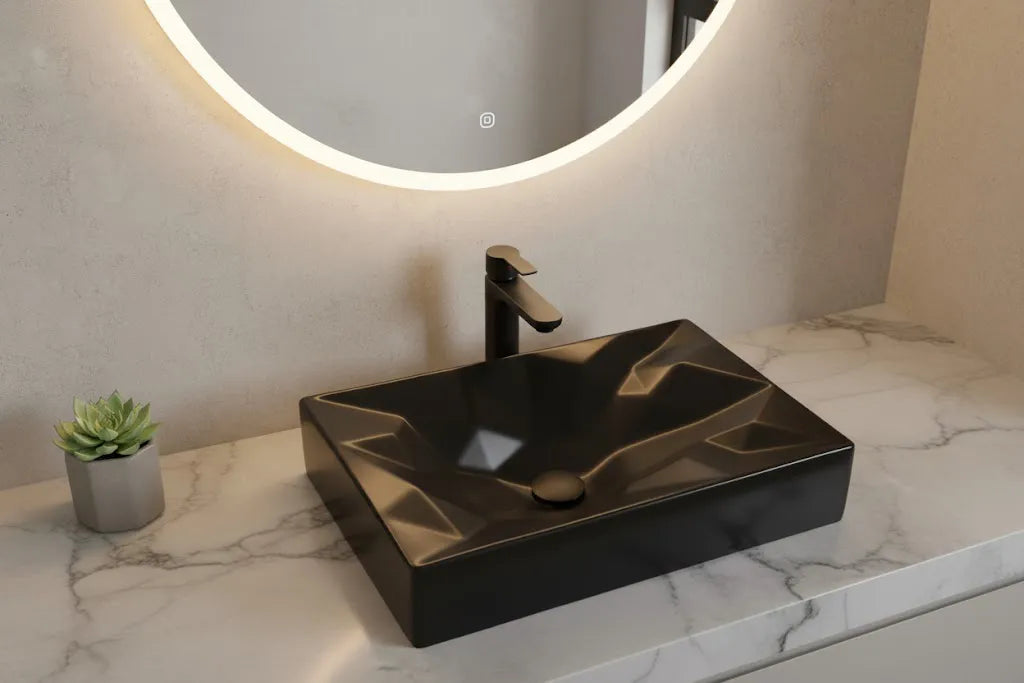 Lavoar Ceramic Negru Mat A526-CBK-M