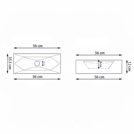 Lavoar Ceramic Negru Mat A526-CBK-M