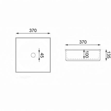 Lavoar ceramic pe blat alb cu finisaj marmorat – A707-CUGO7-M