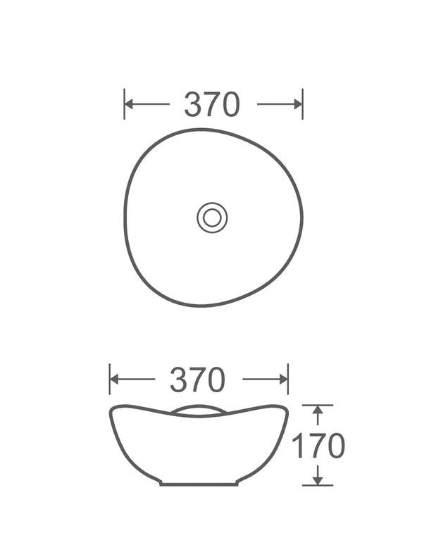 Lavoar ceramic A708 – alb lucios, formă atipică cu linii fluide