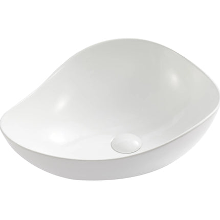 Lavoar ceramic A710 alb lucios într-o baie modernă