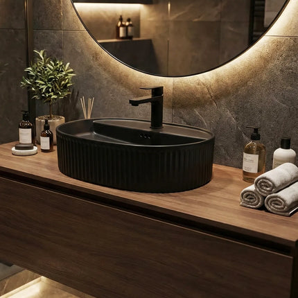 Lavoar ceramic negru mat A753-CBK-M – design modern