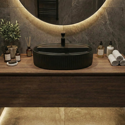 Lavoar ceramic negru mat A753-CBK-M – design modern