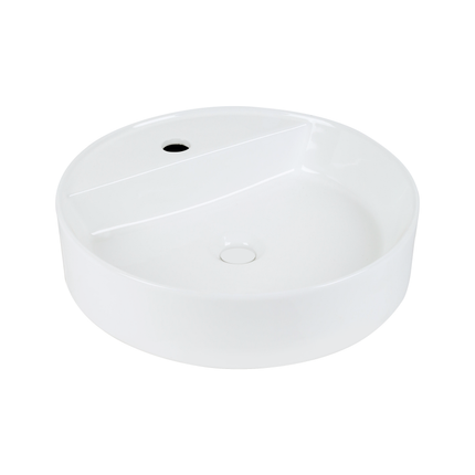 Lavoar ceramic rotund A759 – alb lucios