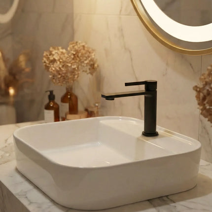 Lavoar ceramic dreptunghiular A760 – alb lucios