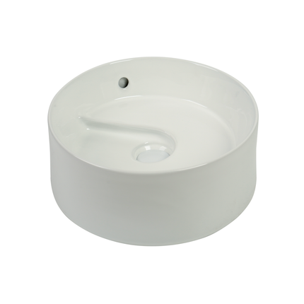 Lavoar ceramic rotund A832 – alb lucios