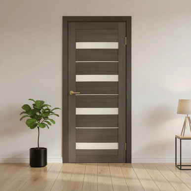 Ușă de interior cu toc fix Milano Mocha