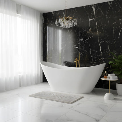 Cadă Freestanding Albă 1600x750x590– Design Modern și Elegant, Material Premium