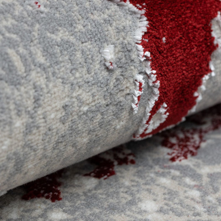 Covor Modern Rose 36506C Roșu/Gri armeda