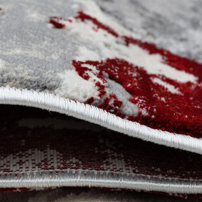 Covor Modern Rose 36506C Roșu/Gri armeda