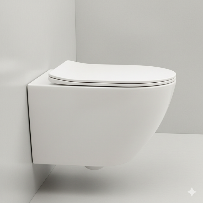 Vas WC Suspendat Luxury Alb  Mat