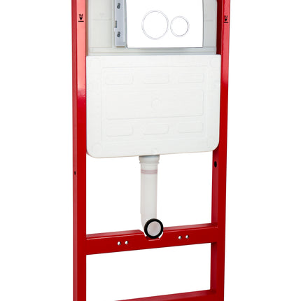 Rezervor WC Încastrat cu Cadru Metalic – Sistem Compact & Silențios C18-1 604