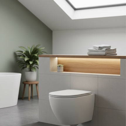 Vas WC Suspendat White Glossy  - W03-S