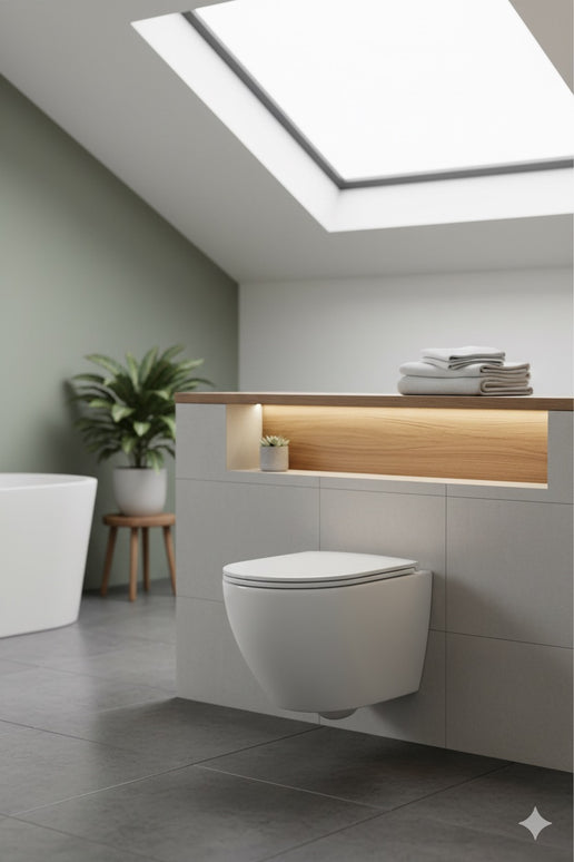 Vas WC Suspendat White Glossy  - W03-S