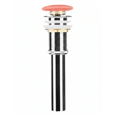 Ventil lavoar tip pop-up cu capac ceramic roz