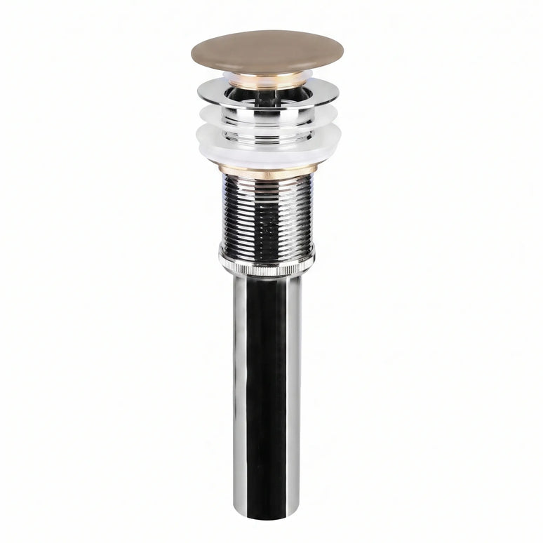 Ventil lavoar tip pop-up cu capac ceramic maro