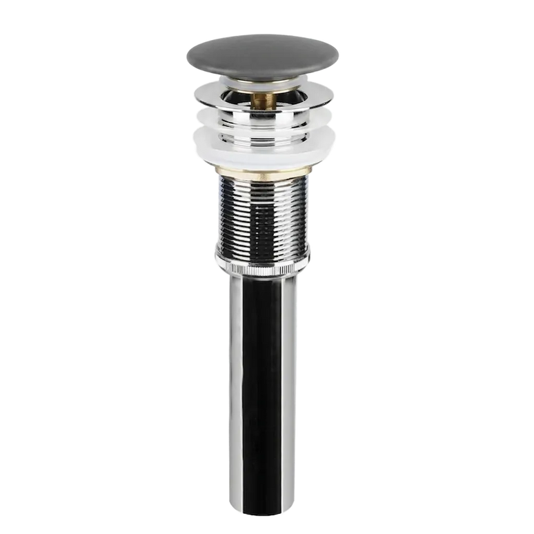Ventil lavoar tip pop-up cu capac ceramic gri