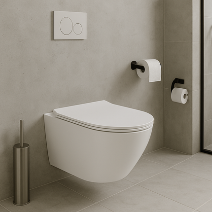 Vas WC Suspendat Luxury Alb  Mat