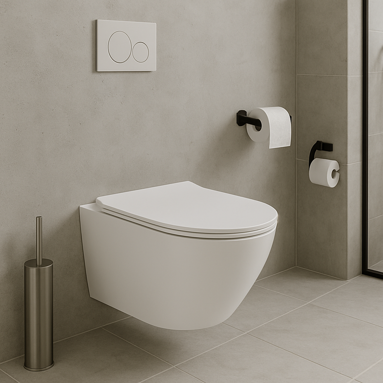 Vas WC Suspendat Luxury Alb  Mat