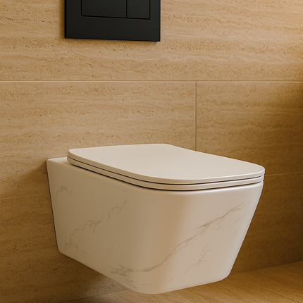Vas WC Calacatta White