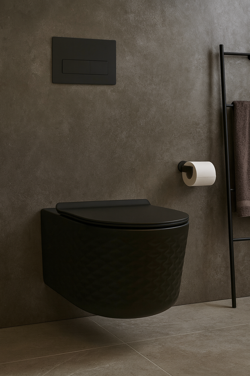 Vas WC Premium Grey  Matt  3D