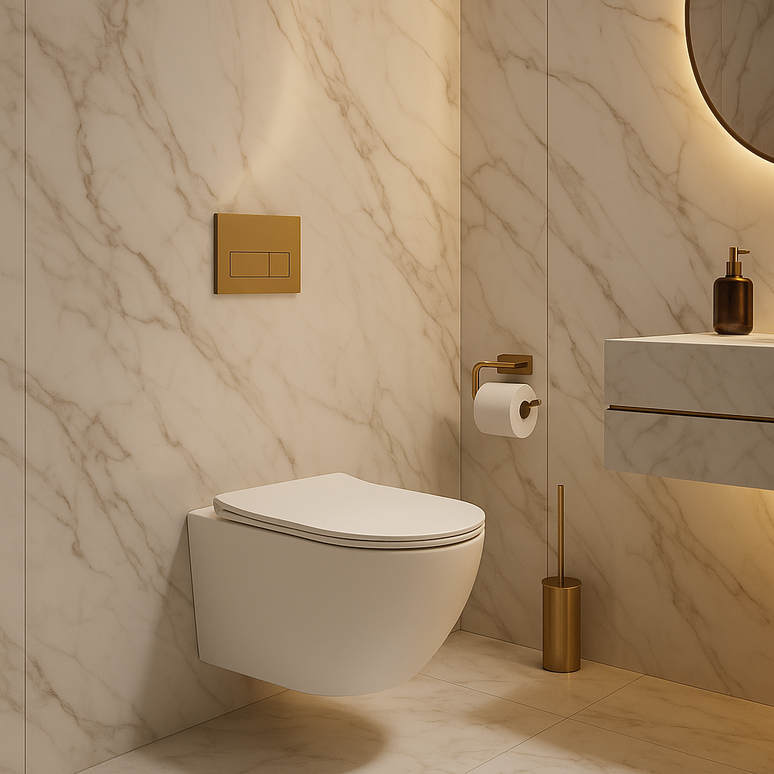 Vas WC Suspendat Luxury Alb  Mat