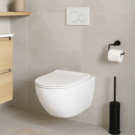 Vas WC Suspendat White Glossy  - W03-S