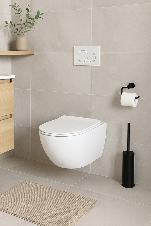 Vas WC Suspendat White Glossy  - W03-S