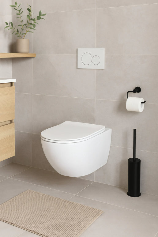 Vas WC Suspendat White Glossy