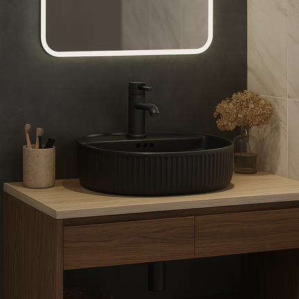 Lavoar ceramic negru mat A753-CBK-M – design modern