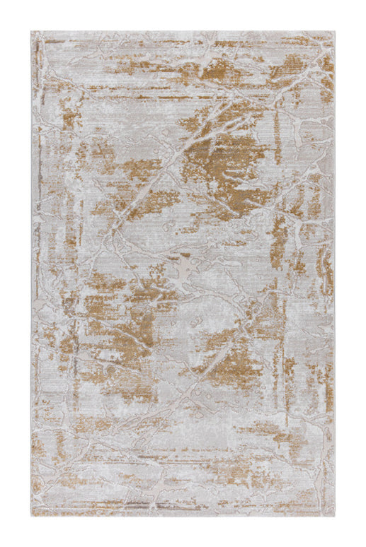 Covor Lusso Cream Gold – Eleganță în Tonuri Aurii www.olivy.ro