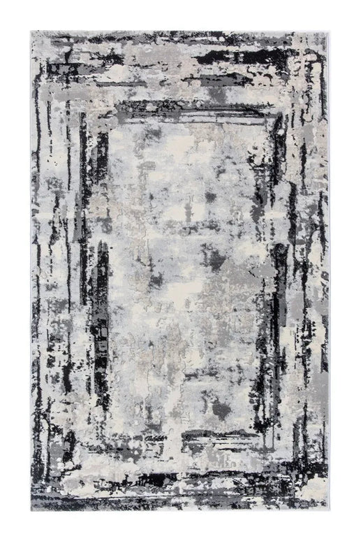 Covor living Rose 50122 Gri/ Negru armeda