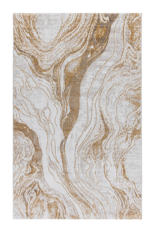 Covor San Marco Cream Gold – Marmură Elegantă cu Reflexii Aurii www.olivy.ro