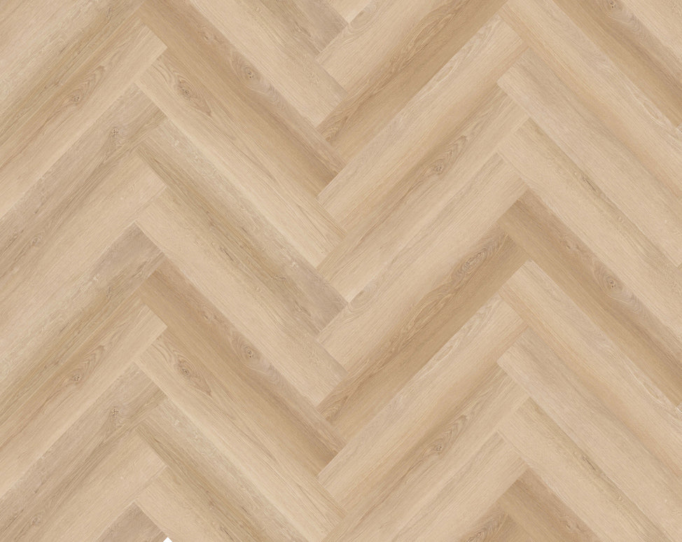 Parchet SPC Herringbone Cream Oak 103 – 625x127x6,5 mm