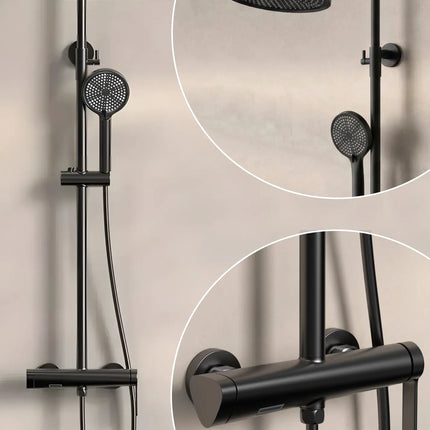 Coloană de duș 3 funcții – Dysis – Negru mat