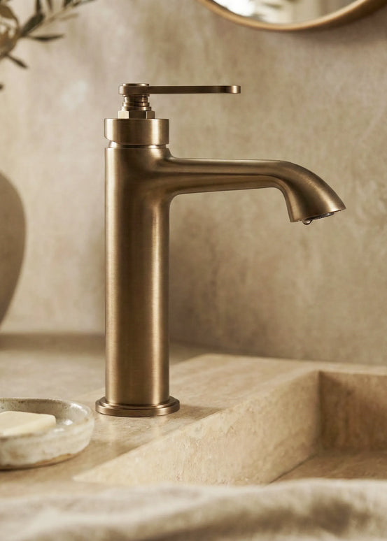 Baterie lavoar – Model Elyra – Rose gold periat