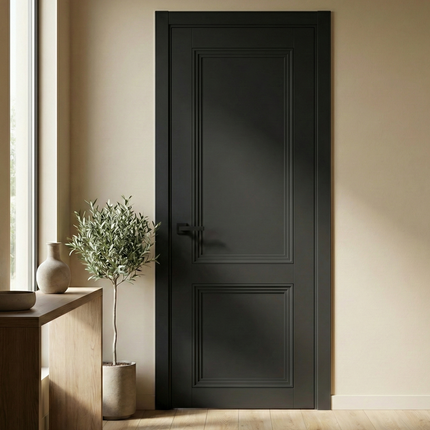 Ușă de interior T-14-design cu panouri frezate