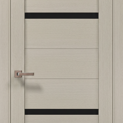 Ușă de interior ML-58 cu design geometric și inserții de sticlă