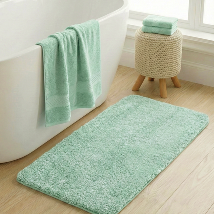 Set 3 prosoape baie, bumbac 100%, ACVAMARIN, 75×150 cm + 40×80 cm + 50×80 cm