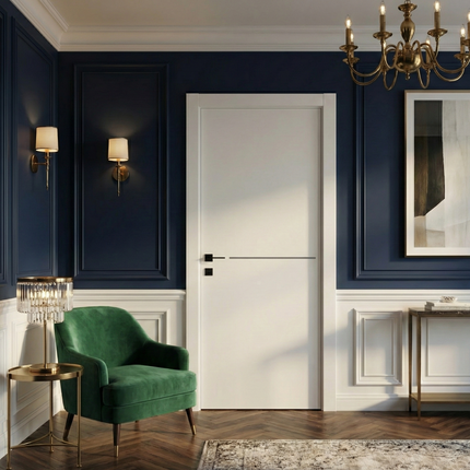 Usa de interior alb mat vopsit Paint 7