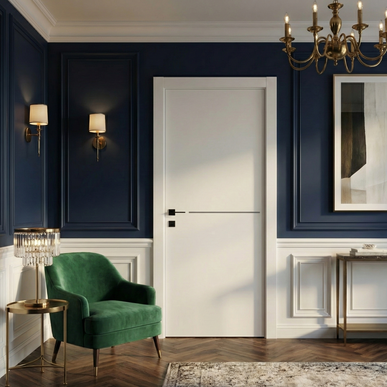 Usa de interior alb mat vopsit Paint 7