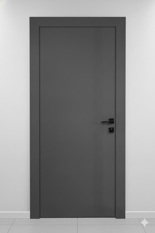 Ușa de interior cu toc reglabil JY-003 ANTHRACITE