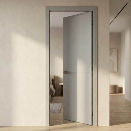 Ușă de interior ST-13 – Design minimalist cu linie orizontală