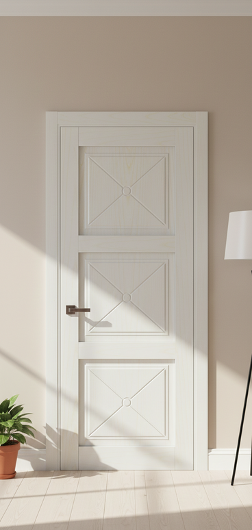 Ușă de interior ML-602 clasică cu 3 panouri decorative