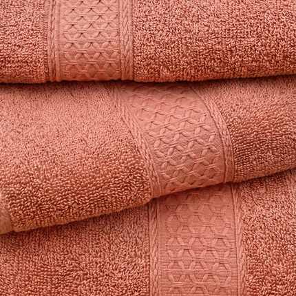 Set 3 prosoape baie, bumbac 100%, CORAI, 75×150 cm + 40×80 cm + 50×80 cm