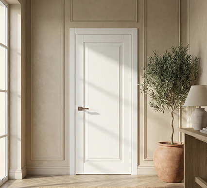Ușă de interior ML-08 cu panou frezat, design clasic elegant