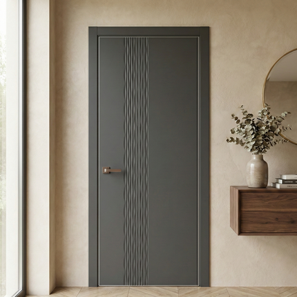 Ușă de interior ST-12 – Design sculptat 3D vertical