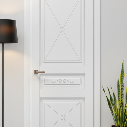 Ușă de interior ML-1202 clasică cu design geometric