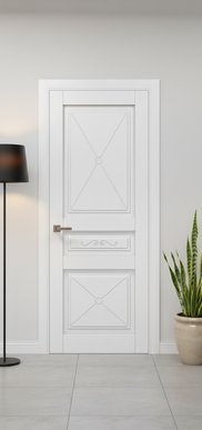Ușă de interior ML-1202 clasică cu design geometric